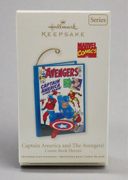 Hallmark Marvel Captain America Ornament (4th in series) (2011) NIB - Lamoree’s Vintage