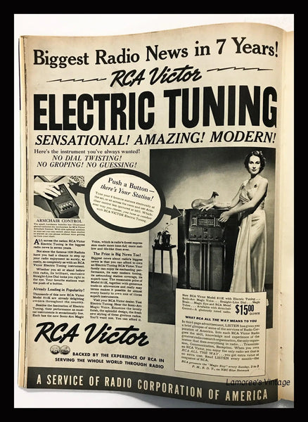 Life Magazine, August 16, 1937 - Lamoree’s Vintage