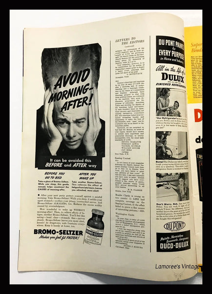 Life Magazine, August 16, 1937 - Lamoree’s Vintage