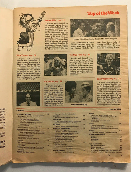 Newsweek, June 17, 1974 Nixon - Lamoree’s Vintage
