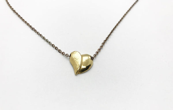 Sophisticated Heart Pendant on Chain - Lamoree’s Vintage