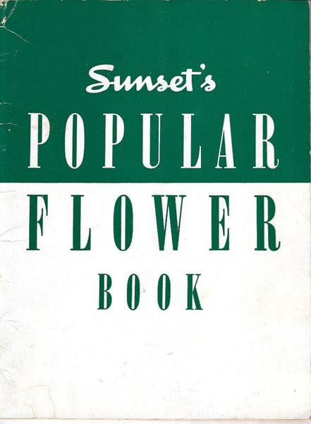 Sunset’s Popular Flower Book (1941) (1954 edition) - Discover a classic flower guide with planting tips and detailed photos. Includes a 1954 calendar clipping. Shop now!