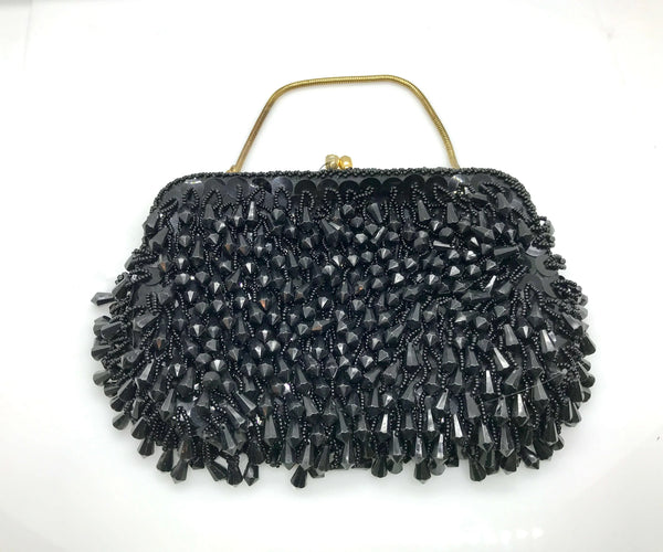 Vintage Beaded Walborg Riviere Evening Purse - Lamoree’s Vintage