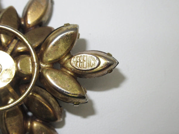 Vintage Black Stone Brooch by Regency - Lamoree’s Vintage