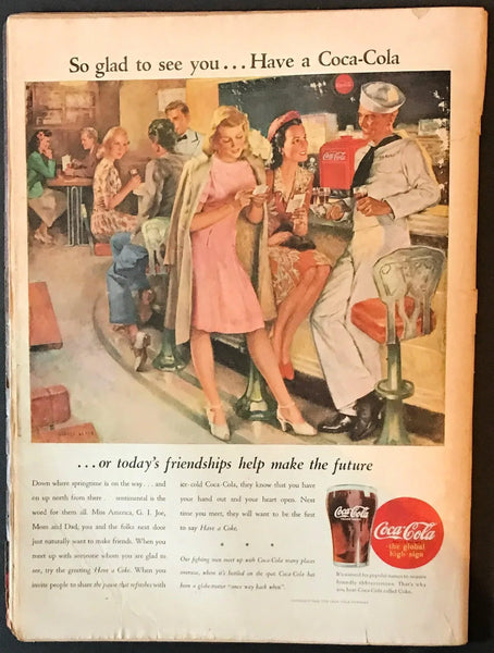 Vintage Life Magazine, March 12, 1945 General Simpson - Lamoree’s Vintage