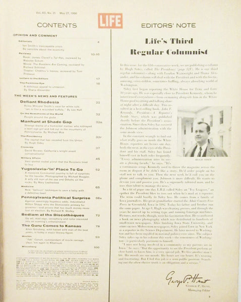 Vintage LIFE Magazine May 27, 1966 - Lamoree’s Vintage