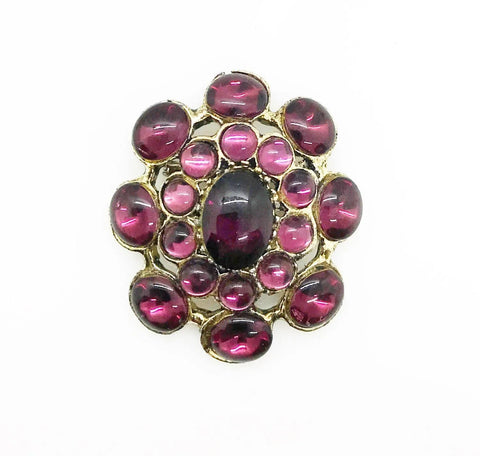 Vintage Purple Cabochon Brooch - Lamoree’s Vintage