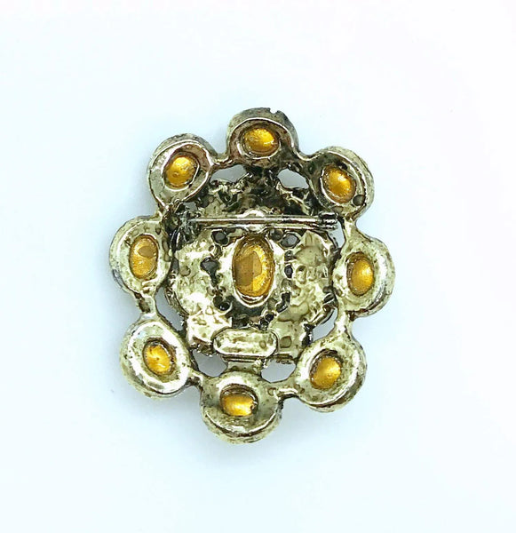 Vintage Purple Cabochon Brooch - Lamoree’s Vintage